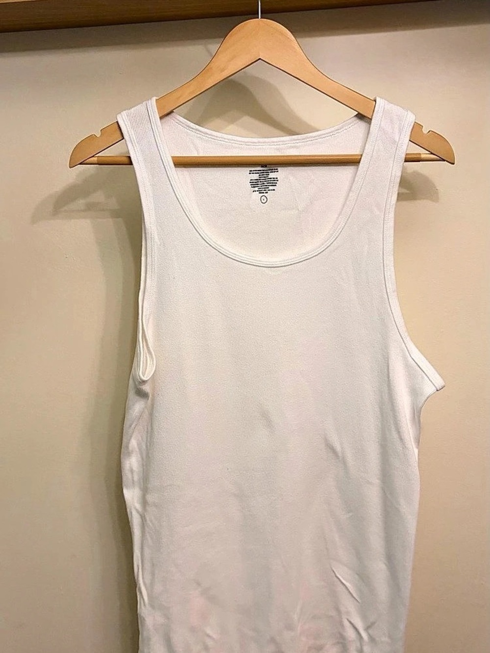 4 pack Goodfellow & Co Ribbed Tank Top Men's White Large